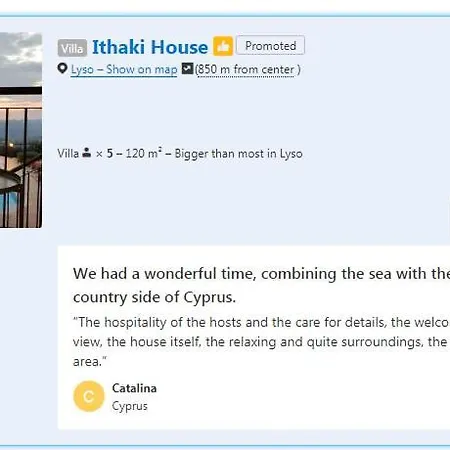 Villa Ithaki House *