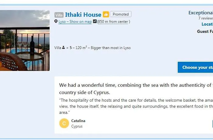 Villa Ithaki House *